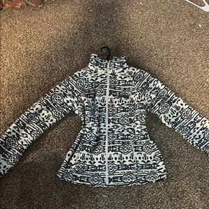 Columbia Black and White Patterned Jacket